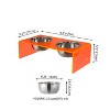 THE LICKER STORE Keaton Modern Acrylic Rectangular Elevated Pet Feeder - 4 of 4