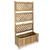 vidaXL Garden Raised Bed Natural Bamboo 27.6 x 11.8 x 53.1 in - 2 of 4