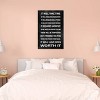 Worth it on Black by Jamie MacDowell Unframed Wall Canvas - iCanvas - 3 of 3