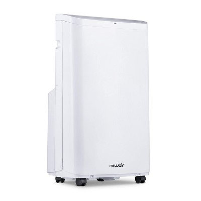 GE 8,000 BTU (5,300 BTU DOE) Portable Air Conditioner with 2 Fan Speeds,  Sleep Mode and Remote Control - White