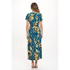 WEST K Women's Georgia Faux-Wrap Maxi Dress with High-Low Hem and Tie Waist - 3 of 4