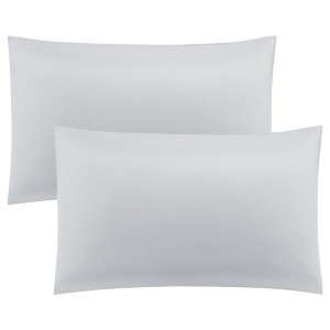 PiccoCasa Luxury Viscose from Bamboo Pillowcases with Zipper Closure 2 Pcs - 1 of 4
