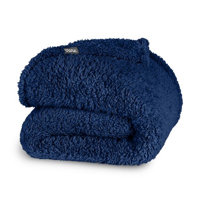 Cozy Faux Shearling Bed Blanket by Bare Home
