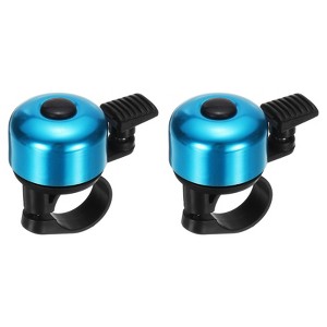 Unique Bargains Aluminum Loud Crisp Clear Sound Mini Scooter Bicycle Bells 2 Pcs - 1 of 4