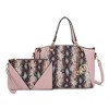 MKF Collection Addison Snake Embossed Women’s Tote Bag with matching Wristlet Pouch by Mia K - 2 of 4