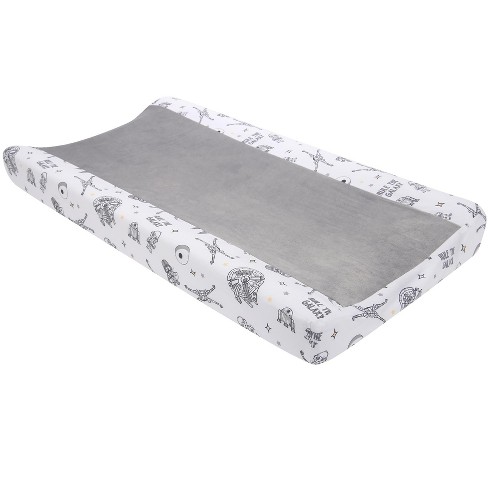 Lambs & Ivy Star Wars Millennium Falcon White/gray Soft Changing Pad ...