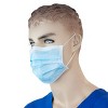 Dynarex Pro Shield Face Masks Blue, 50 Count - 2 of 4