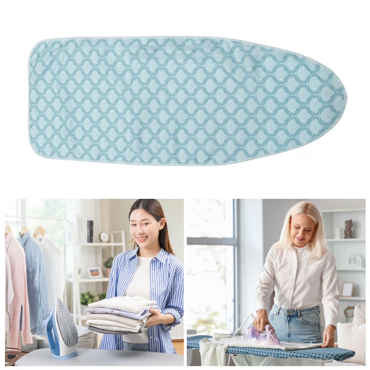 Unique Bargains Durable Pattern Design Ironing Board Cover 1 Pc - thumbnail 5