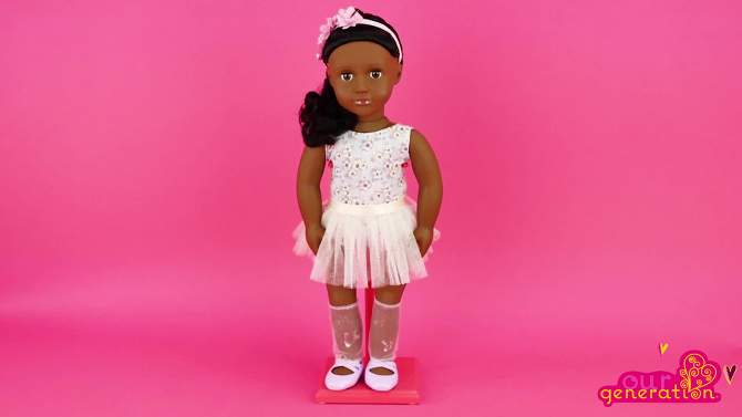 Our Generation Mysa 18&#34; Ballerina Doll, 2 of 8, play video