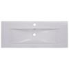 vidaXL Built-in Basin 39.8 in.x15.6 in.x7.3 in. Ceramic White - 4 of 4