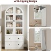 Storage cabinet,farmhouse cutlery cabinet with 2 doors and drawers,used for cabinets,kitchen,dining room,living room - 4 of 4