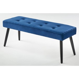 Ellis Velvet Dining Bench - Buylateral - 1 of 4