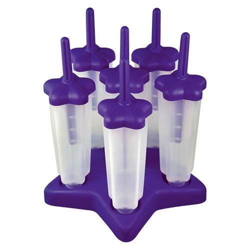 Tovolo Star Popsicle Molds - Set of 6, Purple