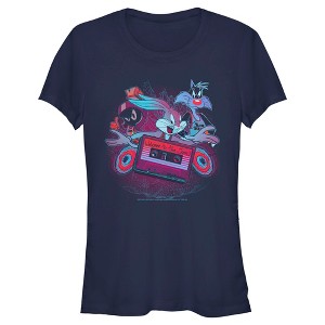 Juniors Womens Space Jam: A New Legacy Welcome to the Jam Mix Tape T-Shirt - 1 of 4