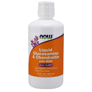 Liquid Glucosamine & Chondroitin with MSM by Now Foods  -  32 oz Liquid - 1 of 2