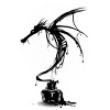 Men's Design By Humans Ink Dragon By alnavasord T-Shirt - 2 of 4