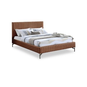Meridian Furniture,Gallo Vegan Leather Bed - 1 of 4