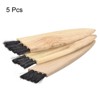 Unique Bargains Portable Household Horsehair Shoes Cleaning Brush with Wood Handle 5 Pcs - 3 of 4