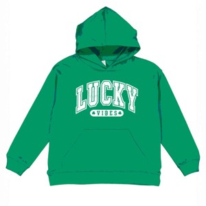 The Juniper Shop Lucky Vibes Distressed Youth Hoodie - 1 of 4