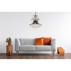 Elegant Lighting Toureg 19 inch black pendant - 2 of 4