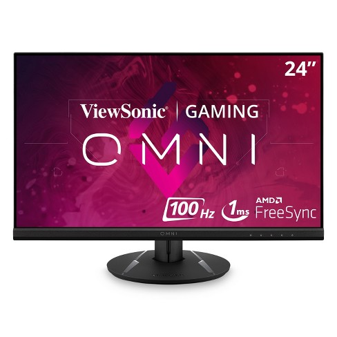 ViewSonic OMNI VX2416 24 Inch 1080p 1ms 100Hz Gaming Monitor with IPS Panel, AMD FreeSync, Eye Care, HDMI and DisplayPort - image 1 of 4