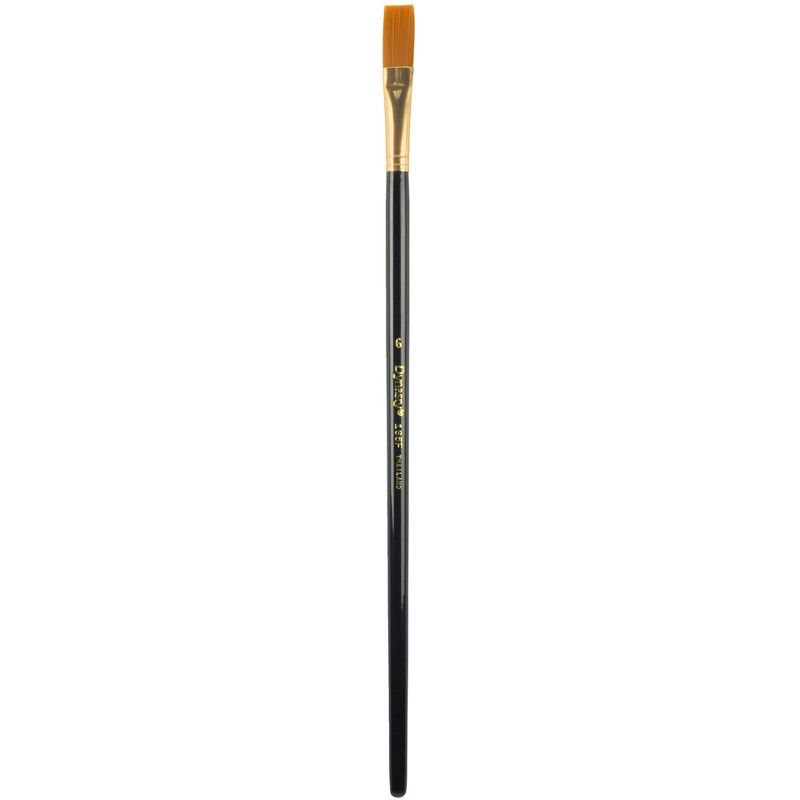 Dynasty Brush B-1650 Art Education Classroom Flat Paint Brushes in Cylinder, Set of 60, 4 of 8