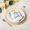 Sparkle and Bash 100 Pack Love Is Sweet Treat Bags for Wedding, Bridal Shower, Engagement Party (5 x 7.5 In) - 2 of 4