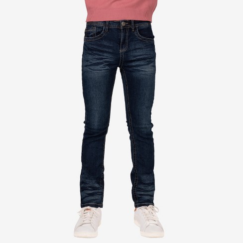 Cultura Boy's Super Flex Jeans In Med Blue Size 14 : Target