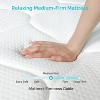 Serweet 10" 5-Zone Motion Isolation Cooling Hybrid Mattress Heavier Coils for Durable Support -Medium Firm- Compatible with Platform Bed - 2 of 4