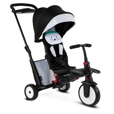 smarTrike Bunny Zoo Animal Design 7 in 1 Folding  Stroller Tricycle with Secure Safety Harness for Baby, Toddler, and Infant Ages 9 Months to 3 Years