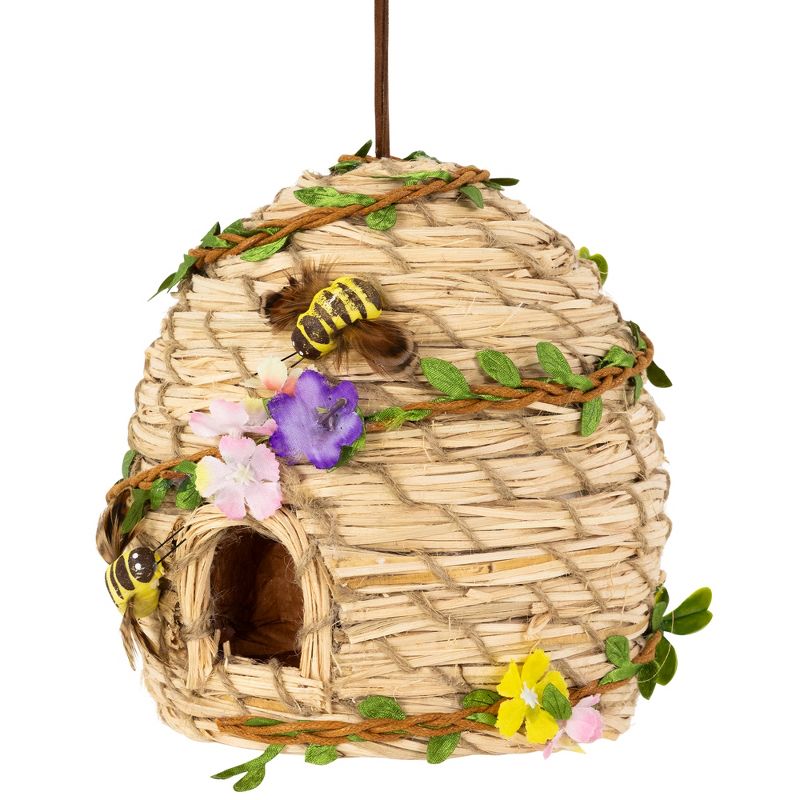 Northlight Beehive with Bees Spring Hanging Decoration - 6.25", 4 of 7