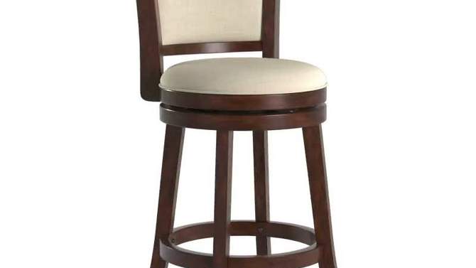 24" Piacenza Swivel Counter Height Barstool - Inspire Q, 2 of 16, play video