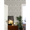Harry Potter Horcrux Damask Kids' Peel and Stick Wallpaper Gray - 4 of 4