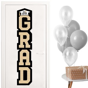 Big Dot of Happiness Law School Graduation Banner - Vertical Shaped Banner Decorations - 1 of 4