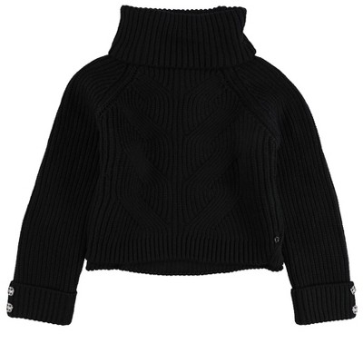 GUESS Womens Lois Cable Knit Sweater