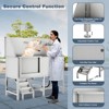 Stainless Steel Utility Sink, Dog Bathing Station, Large Dog Washing Station W/ Dog Bath Brush, Commercial Kitchen Sink, Wide Compartment, Outdoor - 4 of 4