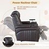 NicBex PU leather fabric Glider Rocking Chair,Upholstered Swivel Recliner Chairs with Power Adjustable Headrest,Nursing Chair for Bedroom - image 4 of 4