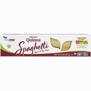 NOW Foods Organic Quinoa Spaghetti 8 oz Box. - 1 of 2