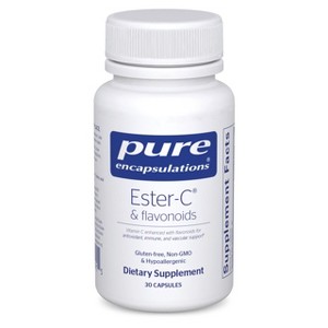 Pure Encapsulations Ester-C & Flavonoids - Immune & Vascular Support* with Calcium & Rutin - Gentle on Digestion - Vegan & Non-GMO - 1 of 4