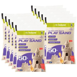 Sun Joe Ultra Fine Silica Play Sand, Sandboxes & Sensory Tables, 50 lbs, 10 Pack - 1 of 4