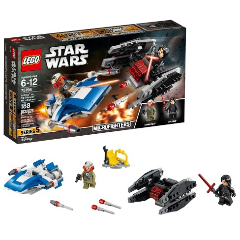 Lego Star Wars A Wing Vs Tie Silencer Microfighters 75196