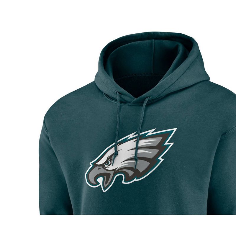 NFL Philadelphia Eagles Long Sleeve Core Big &#38; Tall Fleece Hooded Sweatshirt, 3 of 4