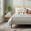 LISM Cotton Canvas Boho Embroidered Pillowcases - 4 of 4