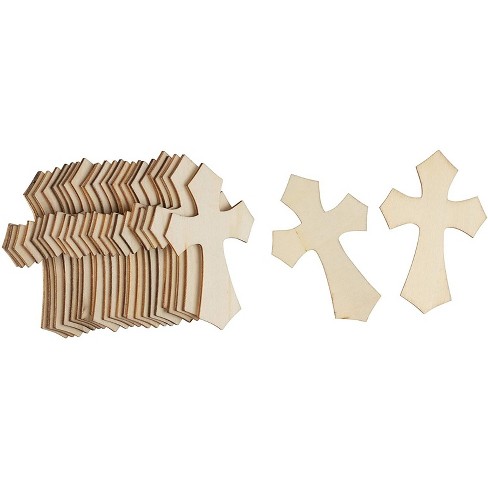 X10 wooden easter shapes Cross crafts 