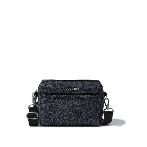 Baggallini 2-in-1 Convertible Belt Bag Midnight Blossom