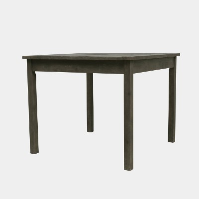 Renaissance Square Outdoor Patio Stacking Table - Gray - Vifah