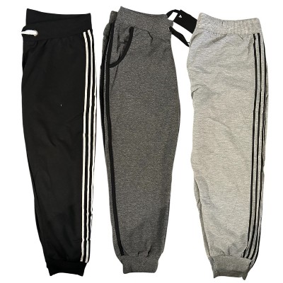 3 Pack Womens 4 Stripes Ultra Soft Jogger