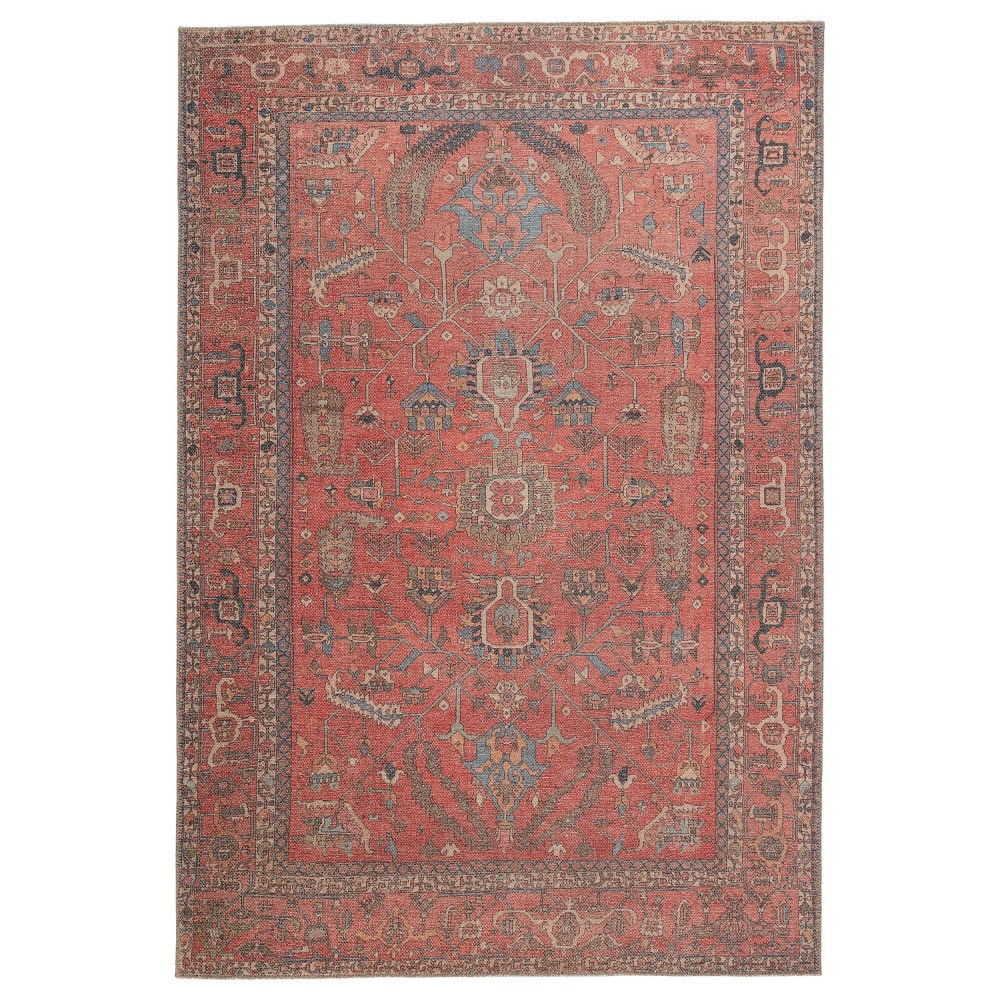 Photos - Doormat 5'x7'6" Galina Oriental Area Rug Red/Blue - Jaipur Living