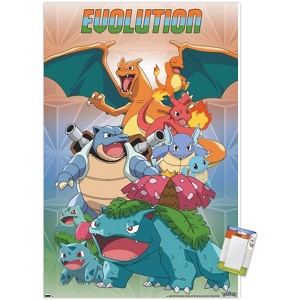 Trends International Pokémon - Evolution Trio Unframed Wall Poster Prints - 1 of 4