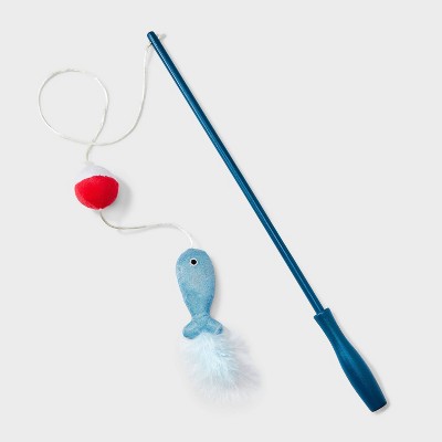 47" Fishing Pole Cat Wand Toy - Boots & Barkley™
